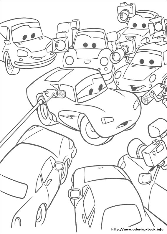 Imprimir desenho Carros Filme