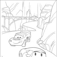 Desenhos para colorir de Carros Filme