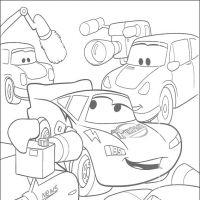 Desenhos para colorir de Carros Filme