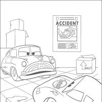 Desenhos para colorir de Carros Filme