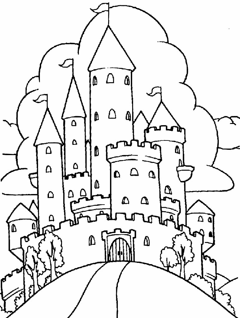 Imprimir desenho Castelos