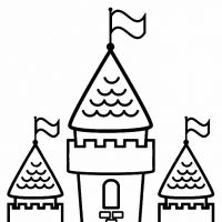 Desenhos para colorir de Castelos