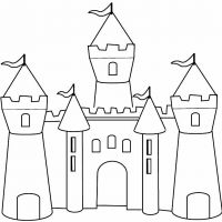 Desenhos para colorir de Castelos