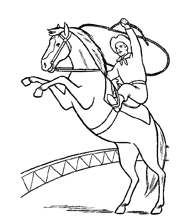Imprimir desenho Cavalos