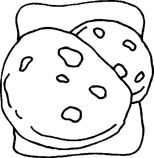 Imprimir desenho Comida