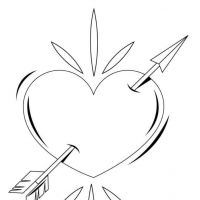 Desenhos para colorir de Coração