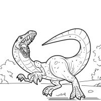 Desenhos para colorir de Dinossauros