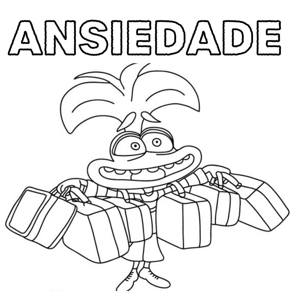 desenho para colorir divertidamente 2 ansiedade