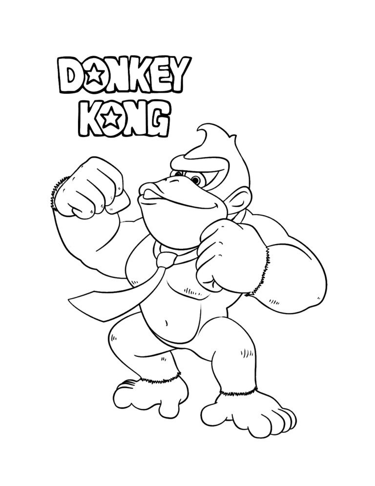 Imprimir desenho Donkey Kong 