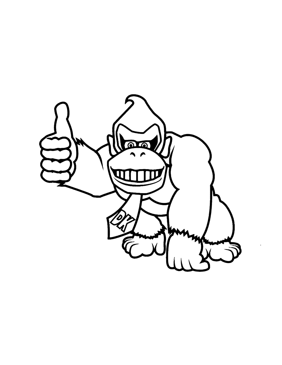 Imprimir desenho Donkey Kong 