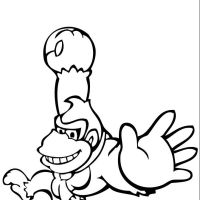 Desenhos para colorir de Donkey Kong 