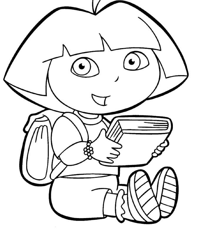 Imprimir desenho Dora Aventureira