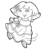 Desenhos para colorir de Dora Aventureira