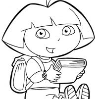 Desenhos para colorir de Dora Aventureira