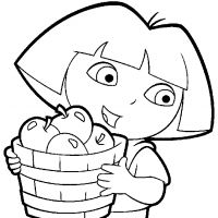 Desenhos para colorir de Dora Aventureira