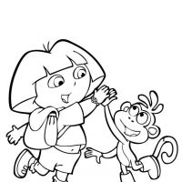 Desenhos para colorir de Dora Aventureira