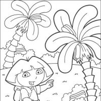 Desenhos para colorir de Dora Aventureira