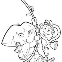 Desenhos para colorir de Dora Aventureira