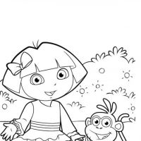 Desenhos para colorir de Dora Aventureira