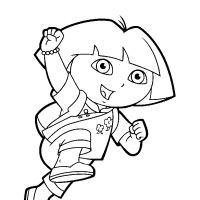 Desenhos para colorir de Dora Aventureira