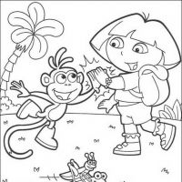 Desenhos para colorir de Dora Aventureira