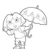 Desenhos para colorir de Dora Aventureira