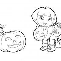 Desenhos para colorir de Dora Aventureira