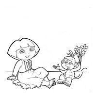 Desenhos para colorir de Dora Aventureira