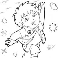 Desenhos para colorir de Dora Aventureira