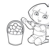 Desenhos para colorir de Dora Aventureira