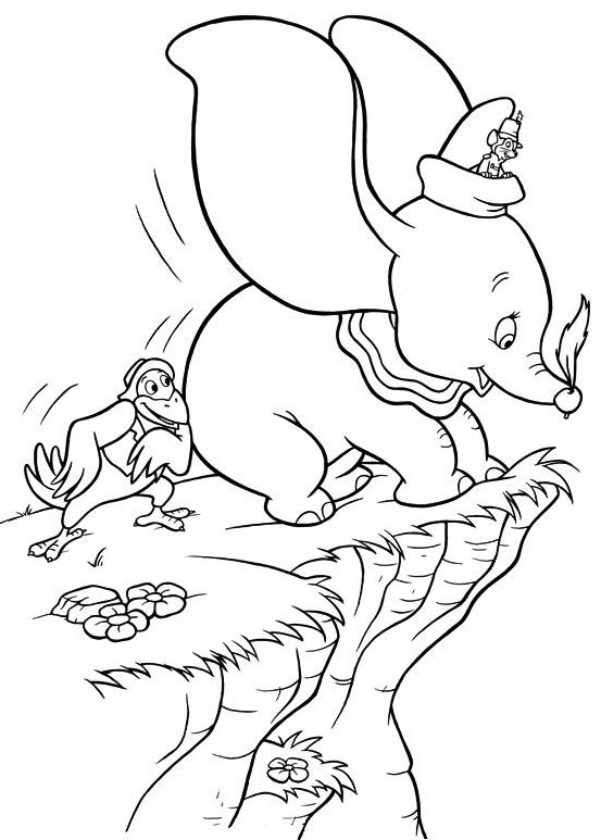 Imprimir desenho Dumbo