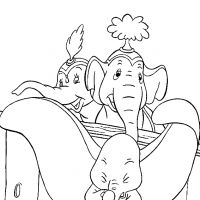 Desenhos para colorir de Dumbo
