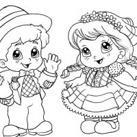 Desenhos para colorir de Festa Junina