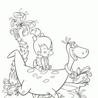 Desenhos para colorir de Flintstones