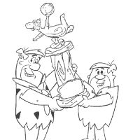 Desenhos para colorir de Flintstones