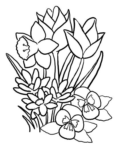 Imprimir desenho Flores