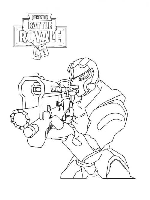 Imprimir desenho Fortnite