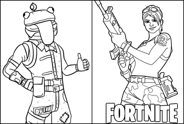 Imprimir desenho Fortnite