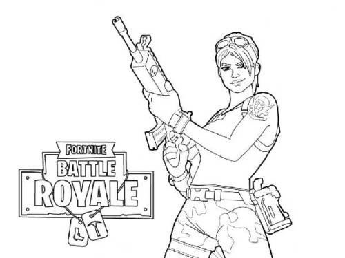 Imprimir desenho Fortnite