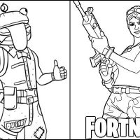 Desenhos para colorir de Fortnite