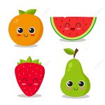 Desenho colorido Frutas