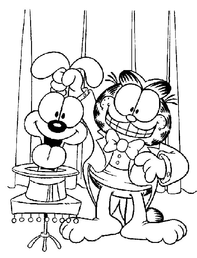 Imprimir desenho Garfield