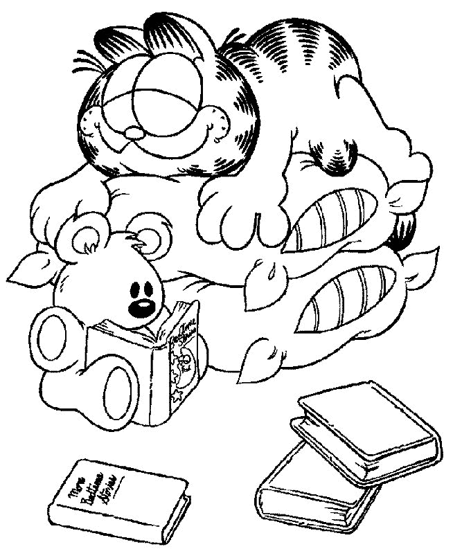 Imprimir desenho Garfield