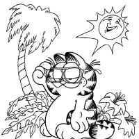 Desenhos para colorir de Garfield