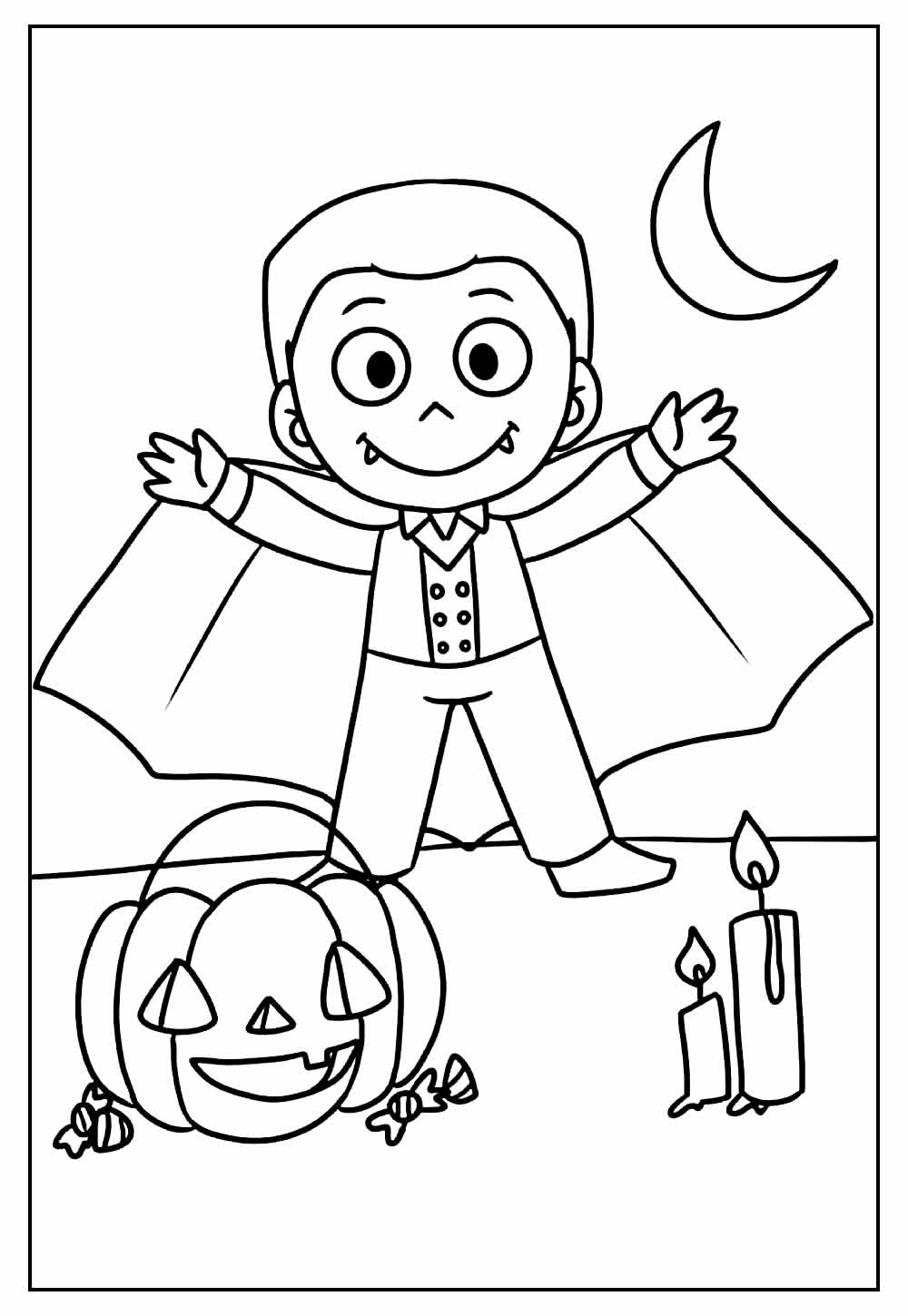 Imprimir desenho Halloween