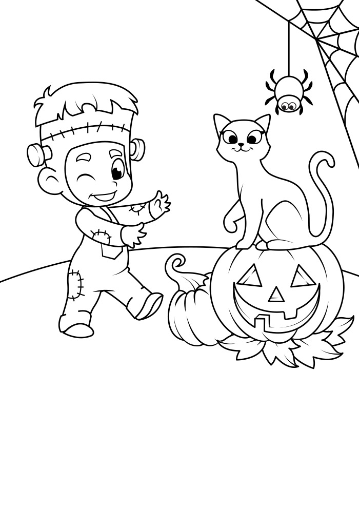 Imprimir desenho Halloween