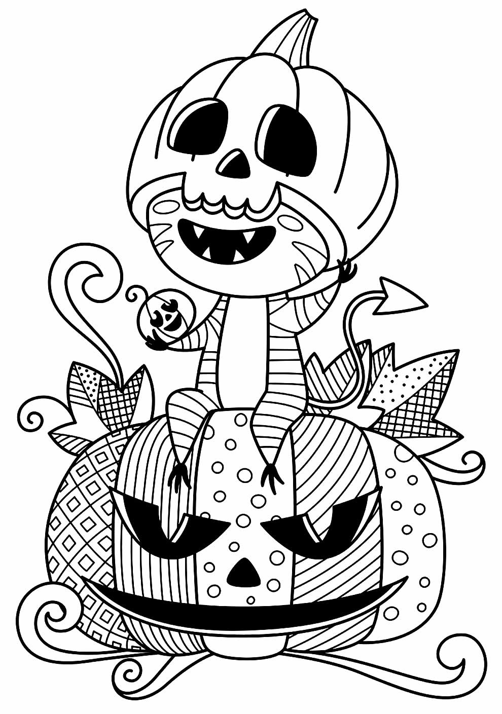 Imprimir desenho Halloween