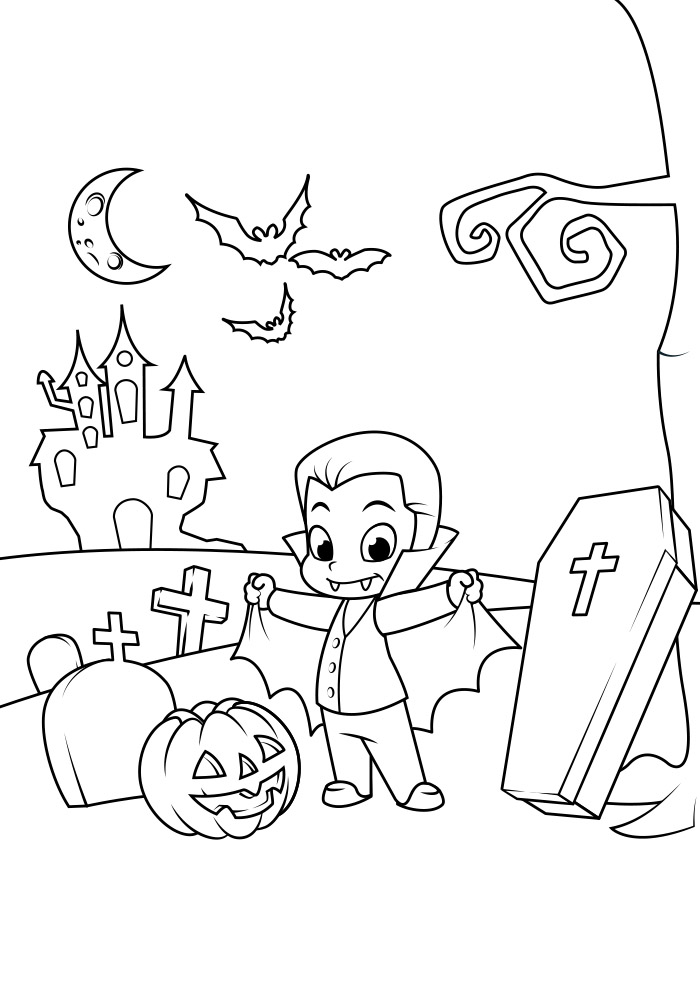 Imprimir desenho Halloween