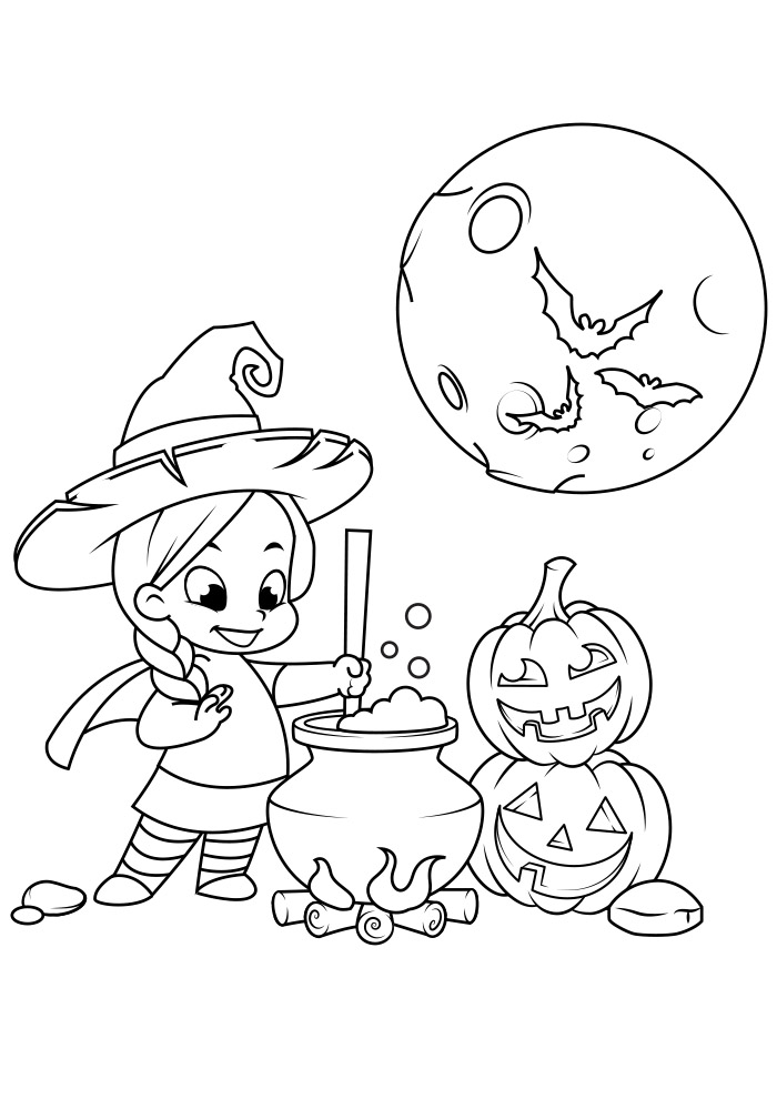 Imprimir desenho Halloween