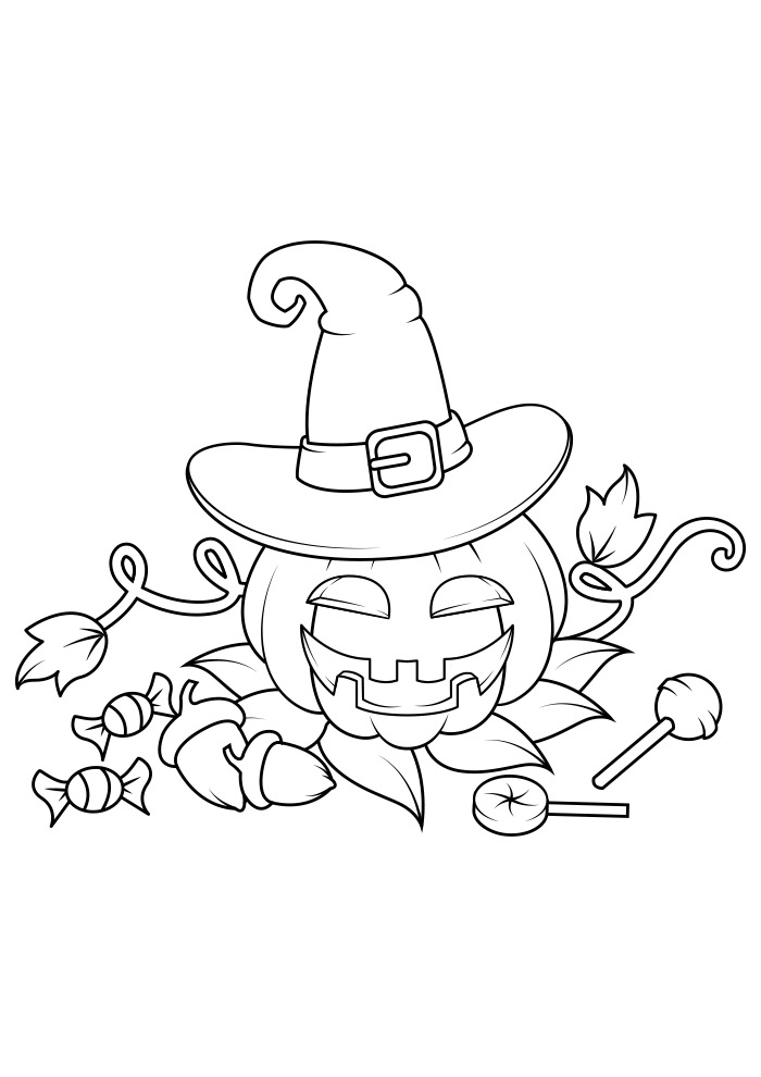 Imprimir desenho Halloween